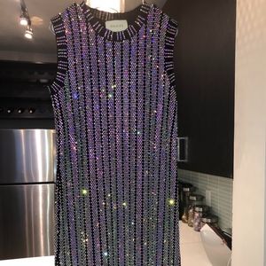 100% Authentic Gucci Crystal Embroidered Dress